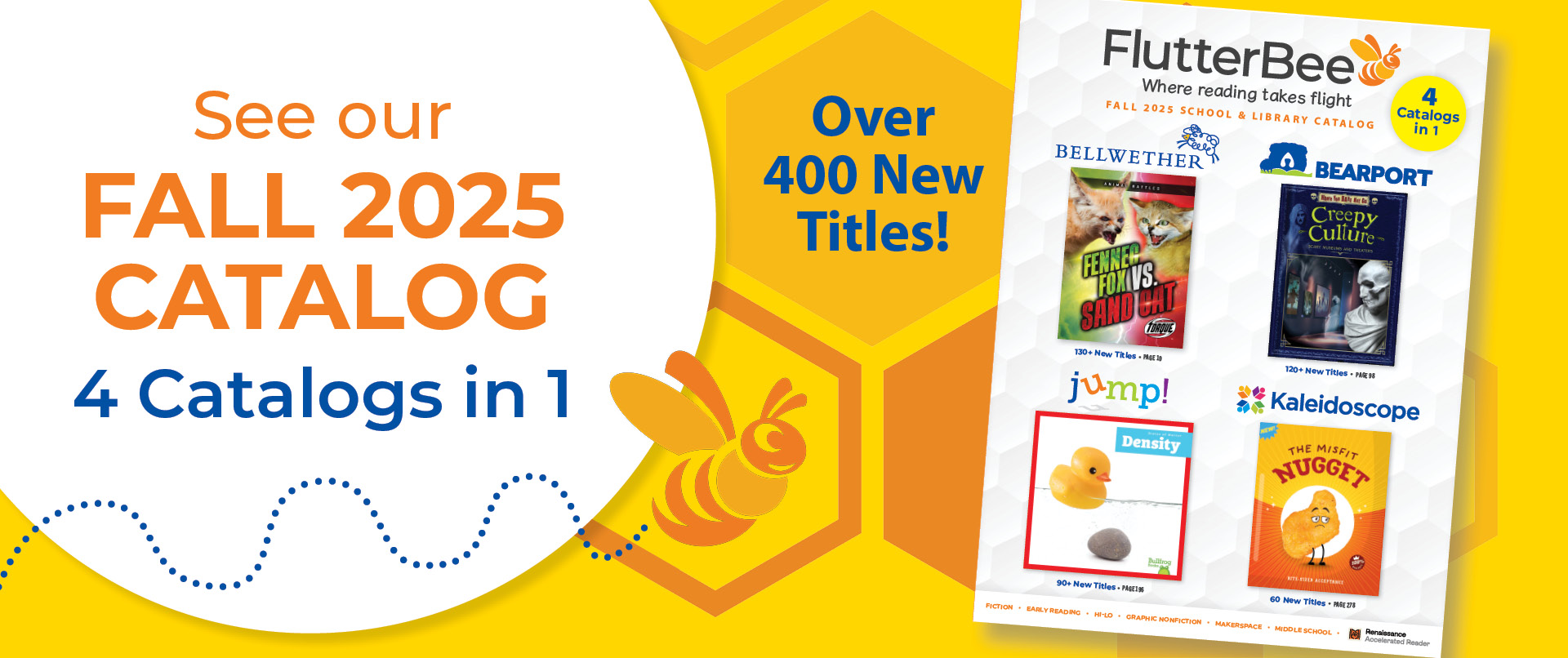 Fall 2025 FlutterBee Catalog Splash